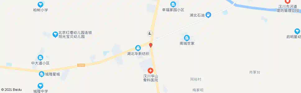 孝感城隍转盘_公交站地图_孝感公交_妙搜公交查询2025