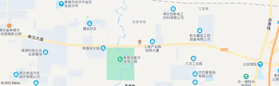 孝感加油站_公交站地图_孝感公交_妙搜公交查询2025