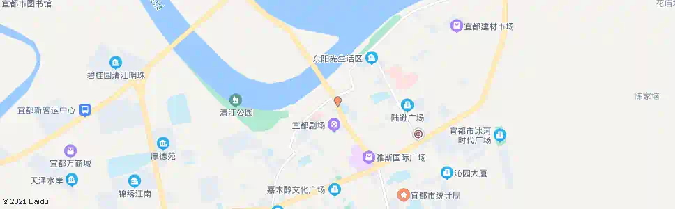 宜昌陆城一小_公交站地图_宜昌公交_妙搜公交查询2025