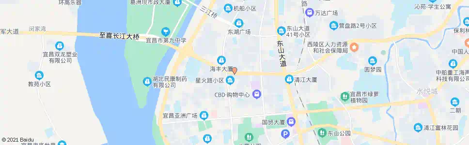 宜昌香格里拉花园_公交站地图_宜昌公交_妙搜公交查询2025