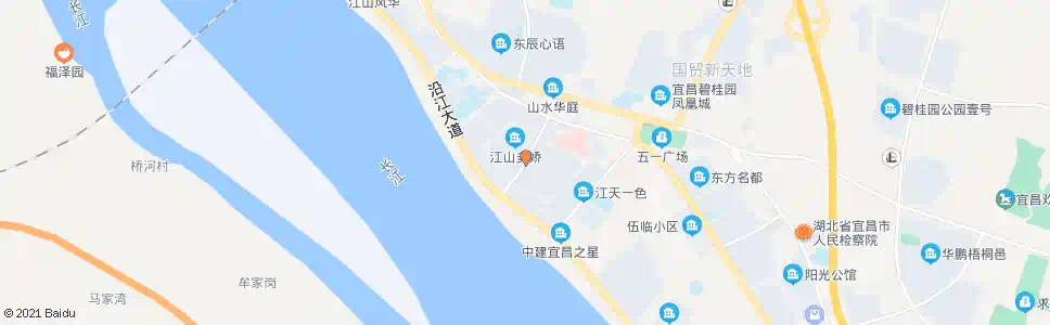 宜昌江山多娇_公交站地图_宜昌公交_妙搜公交查询2025