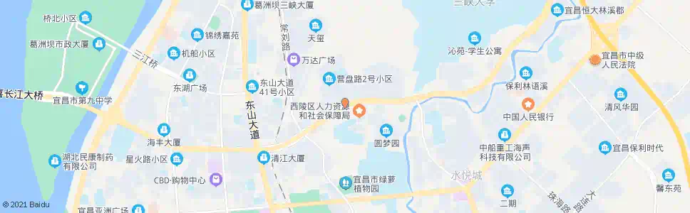 宜昌二中_公交站地图_宜昌公交_妙搜公交查询2025