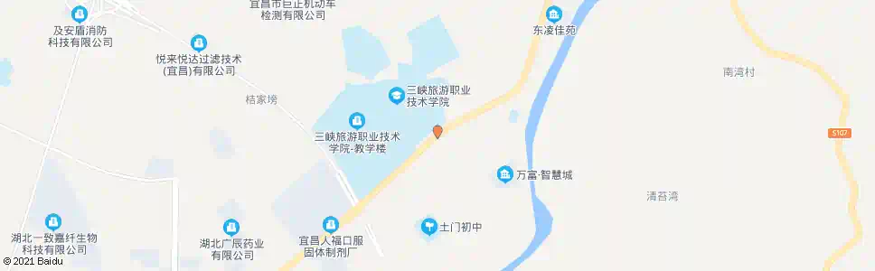 宜昌土门职高_公交站地图_宜昌公交_妙搜公交查询2025