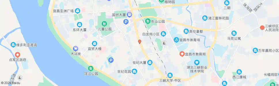 宜昌果园二路_公交站地图_宜昌公交_妙搜公交查询2025