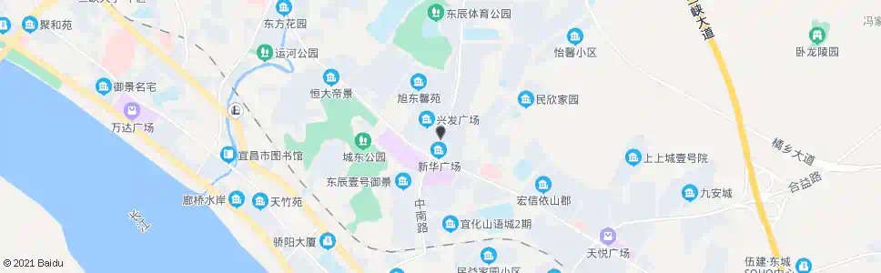 宜昌中南路延伸段_公交站地图_宜昌公交_妙搜公交查询2025