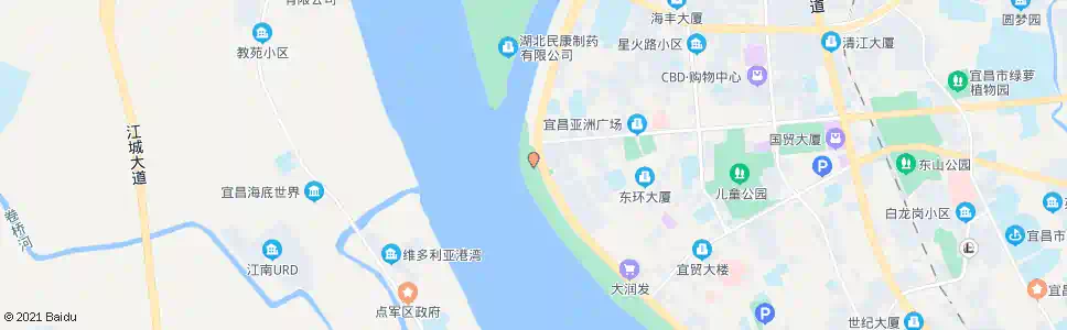 宜昌镇江阁_公交站地图_宜昌公交_妙搜公交查询2025