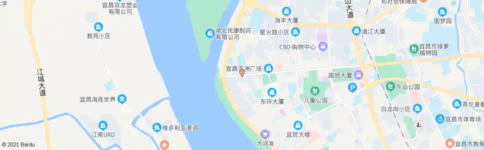 宜昌现代城市广场_公交站地图_宜昌公交_妙搜公交查询2025