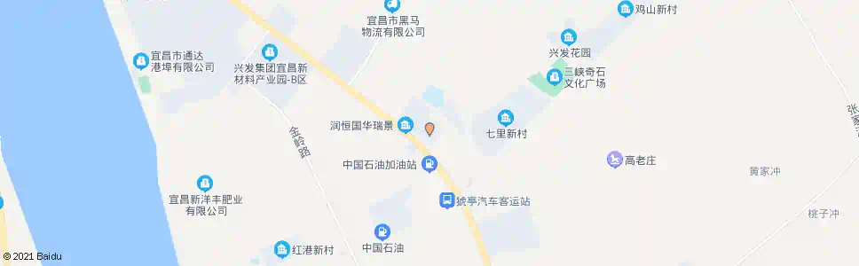 宜昌机电小区_公交站地图_宜昌公交_妙搜公交查询2025