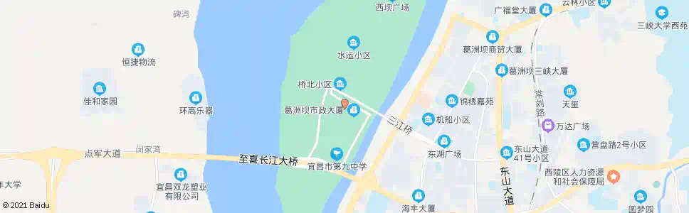 宜昌建设路_公交站地图_宜昌公交_妙搜公交查询2025