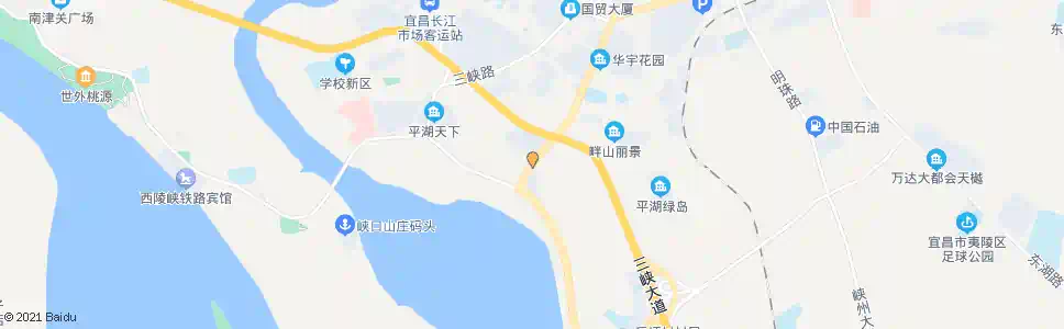 宜昌虾子沟_公交站地图_宜昌公交_妙搜公交查询2025