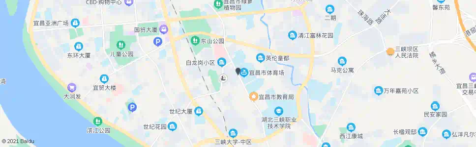 宜昌体育馆_公交站地图_宜昌公交_妙搜公交查询2025