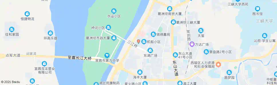 宜昌三江小学_公交站地图_宜昌公交_妙搜公交查询2025