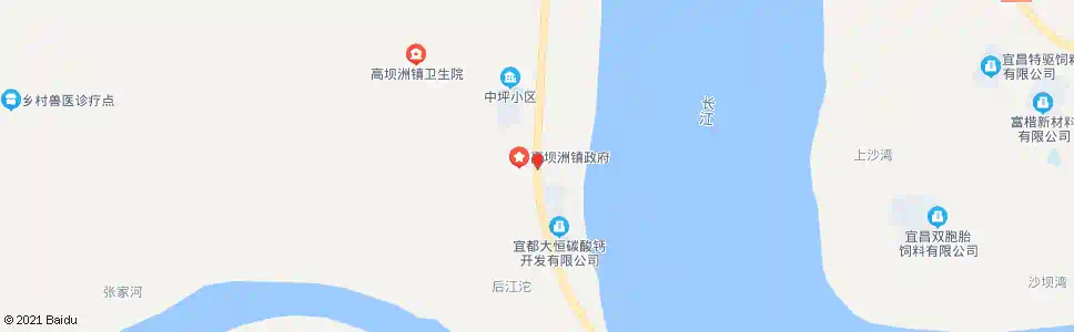 宜昌招呼站(高坝洲镇政府)_公交站地图_宜昌公交_妙搜公交查询2025