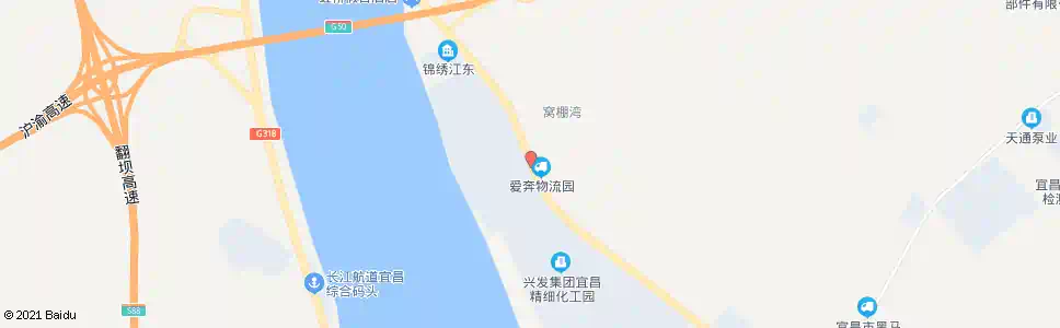 宜昌爱奔物流园_公交站地图_宜昌公交_妙搜公交查询2025