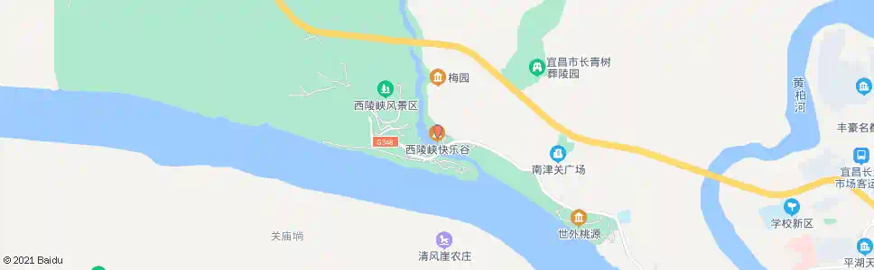 宜昌西陵峡快乐谷_公交站地图_宜昌公交_妙搜公交查询2025