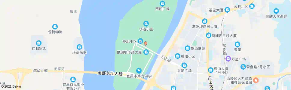 宜昌市二十一中_公交站地图_宜昌公交_妙搜公交查询2025