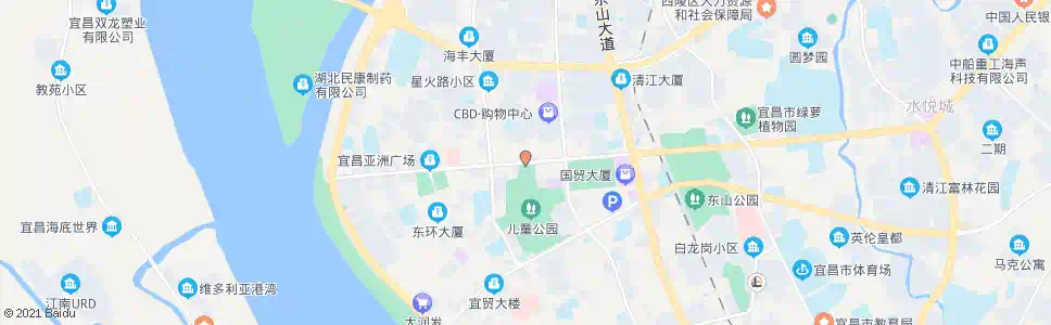 宜昌儿童公园北门_公交站地图_宜昌公交_妙搜公交查询2025