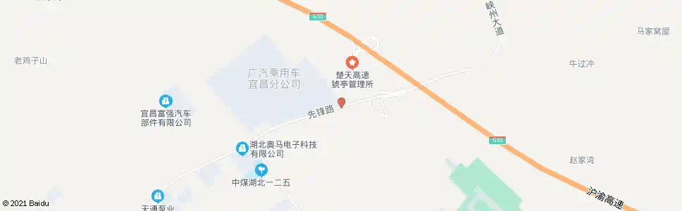 宜昌先锋路_公交站地图_宜昌公交_妙搜公交查询2025