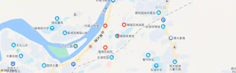 宜昌夷陵体育馆_公交站地图_宜昌公交_妙搜公交查询2025