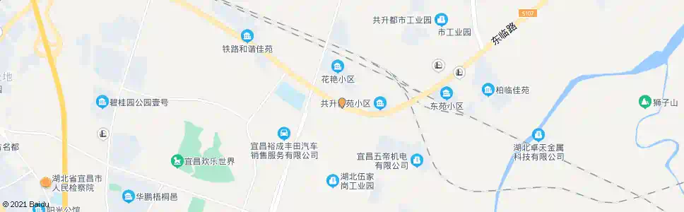 宜昌花艳_公交站地图_宜昌公交_妙搜公交查询2025