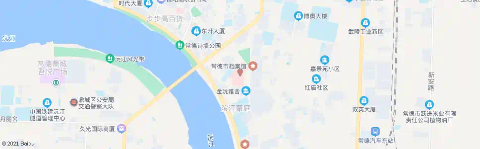 常德一医院_公交站地图_常德公交_妙搜公交查询2025