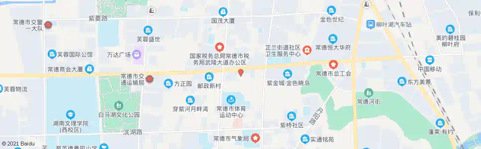 常德消防支队_公交站地图_常德公交_妙搜公交查询2025