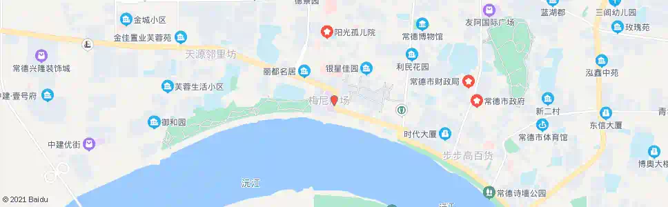 常德渔父阁_公交站地图_常德公交_妙搜公交查询2025
