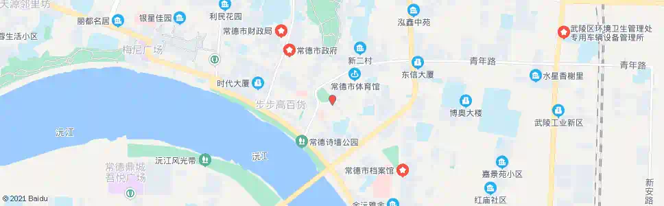 常德常德文化宫_公交站地图_常德公交_妙搜公交查询2025
