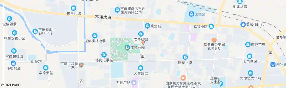 常德荷塘月色(西)_公交站地图_常德公交_妙搜公交查询2025