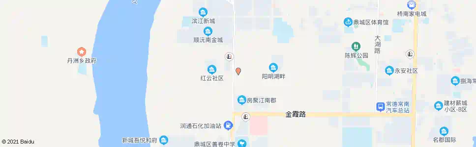 常德永安路_公交站地图_常德公交_妙搜公交查询2025