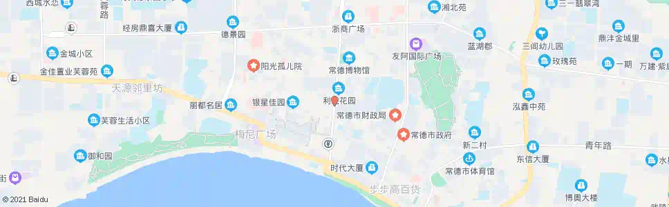 常德小西门_公交站地图_常德公交_妙搜公交查询2025