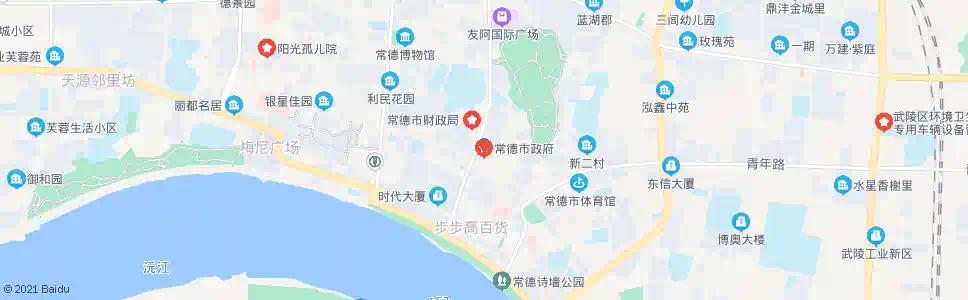 常德市政府_公交站地图_常德公交_妙搜公交查询2025
