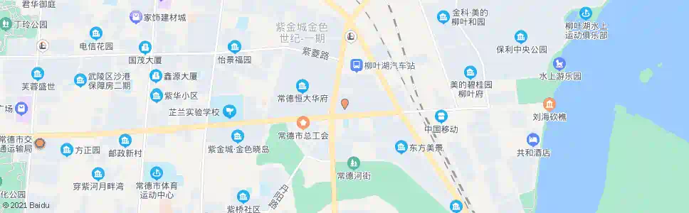 常德常电汽修厂_公交站地图_常德公交_妙搜公交查询2025