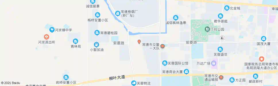 常德紫菱路_公交站地图_常德公交_妙搜公交查询2025