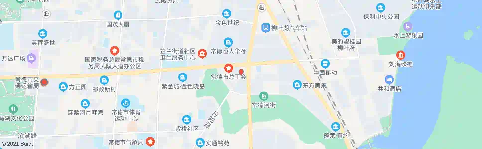 常德丹阳路_公交站地图_常德公交_妙搜公交查询2025