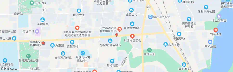 常德新世纪花园_公交站地图_常德公交_妙搜公交查询2025