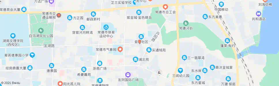 常德紫桥小区_公交站地图_常德公交_妙搜公交查询2025