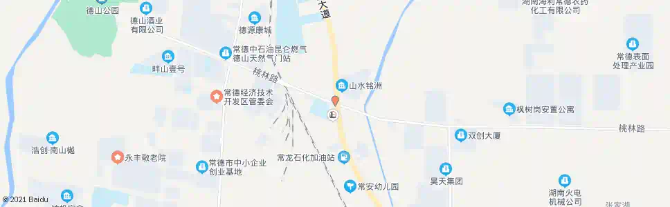 常德桃林路口_公交站地图_常德公交_妙搜公交查询2025