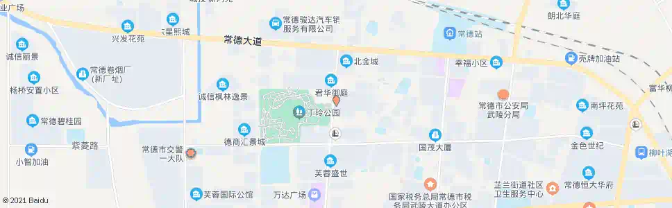 常德荷塘月色(北)_公交站地图_常德公交_妙搜公交查询2025