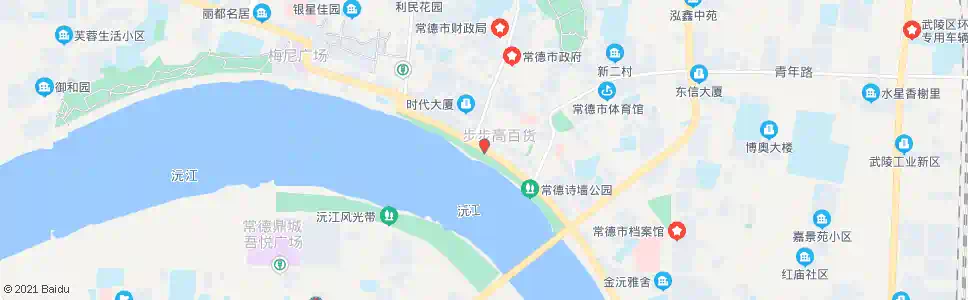 常德春申阁_公交站地图_常德公交_妙搜公交查询2025