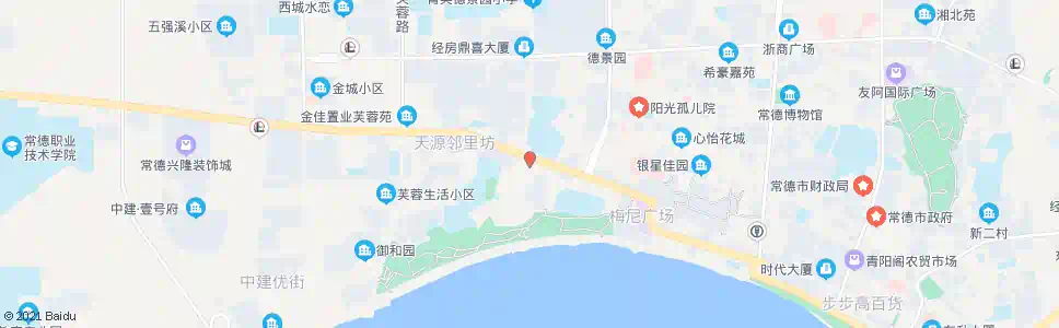 常德龙港路市自来水公司_公交站地图_常德公交_妙搜公交查询2025