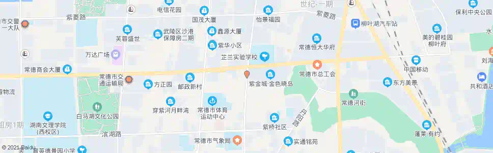 常德金色晓岛_公交站地图_常德公交_妙搜公交查询2025