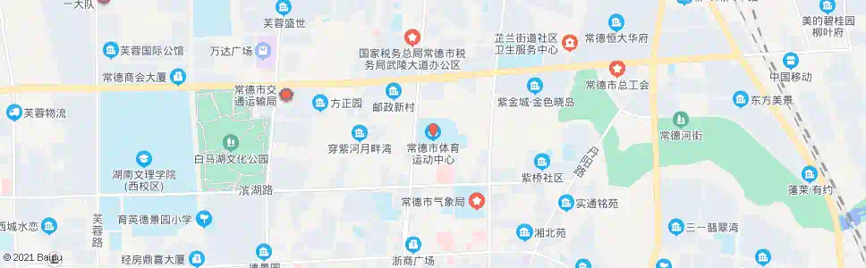 常德体育中心_公交站地图_常德公交_妙搜公交查询2025