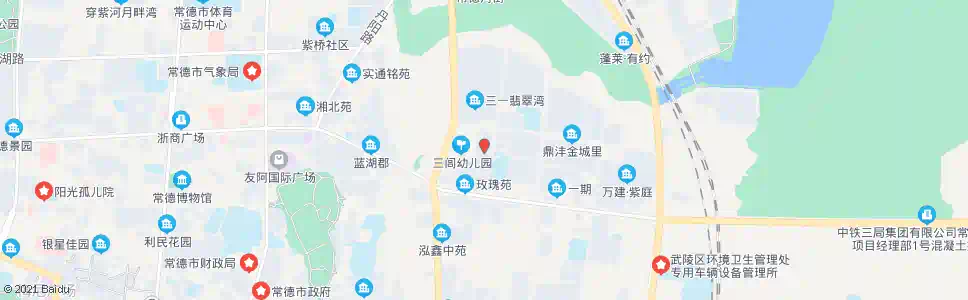 常德三闾小区_公交站地图_常德公交_妙搜公交查询2025
