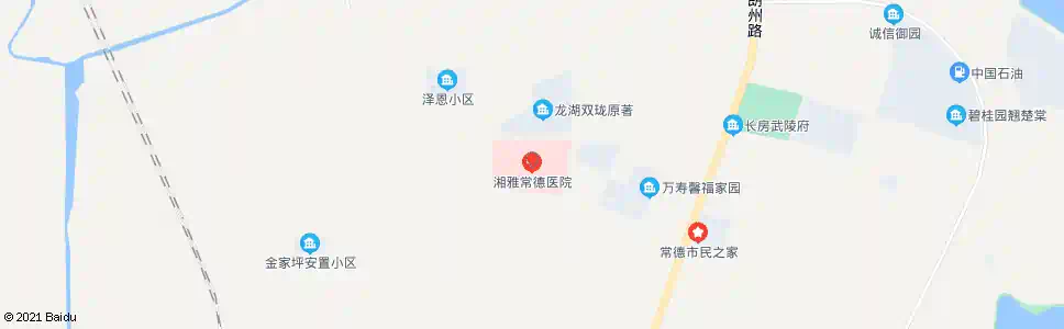 常德老年病医院_公交站地图_常德公交_妙搜公交查询2025