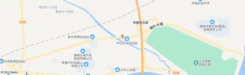 常德柳叶大道_公交站地图_常德公交_妙搜公交查询2025