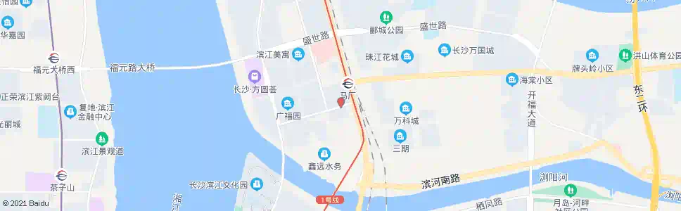 长沙福城路芙蓉路口_公交站地图_长沙公交_妙搜公交查询2025