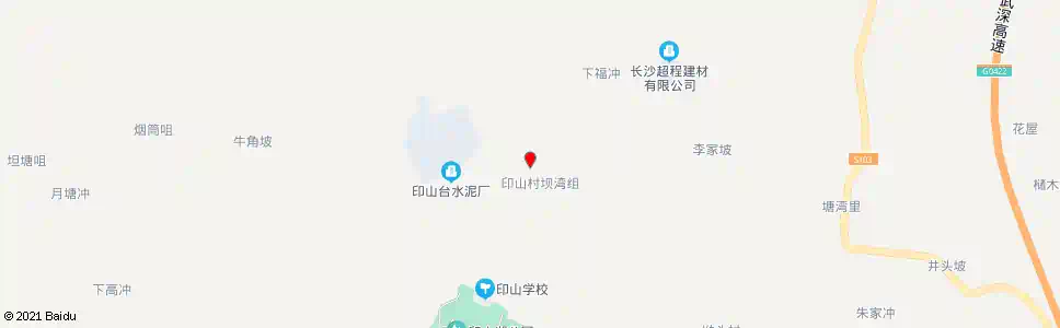 长沙印山水泥厂_公交站地图_长沙公交_妙搜公交查询2025