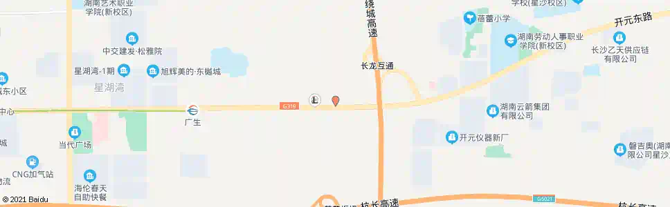 长沙茶塘村_公交站地图_长沙公交_妙搜公交查询2025