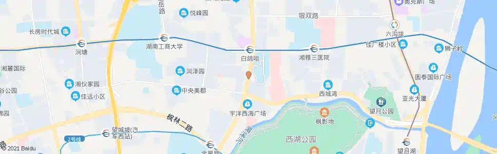 长沙教师村_公交站地图_长沙公交_妙搜公交查询2025